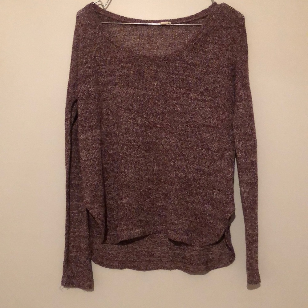 Garage | Purple Crochet Sweater